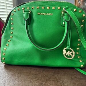 Michael Kors Kelly Green Tote